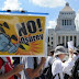100,000 Japanese protests Osprey aircraft 