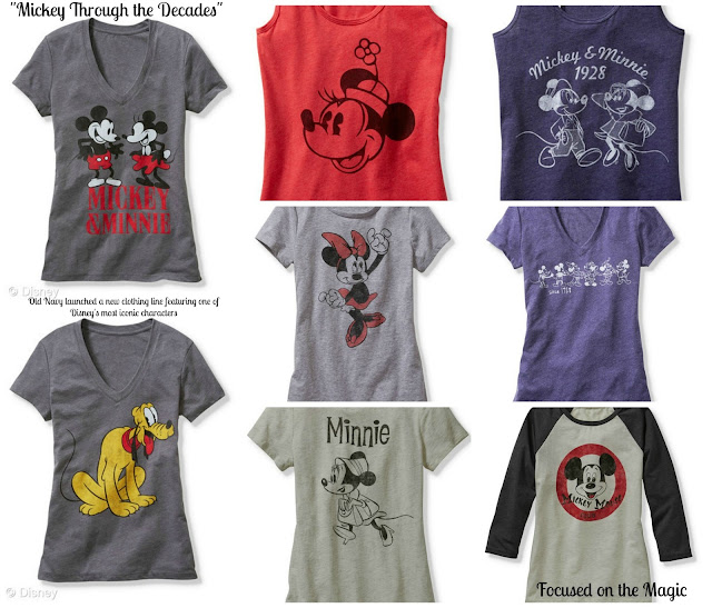 Old Navy Launches “Mickey Through the Decades” Vintage Tee Collection 