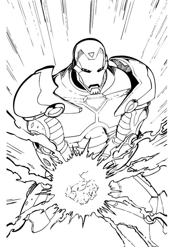 Iron Man Coloring Pages ~ Free Printable Coloring Pages - Cool Coloring