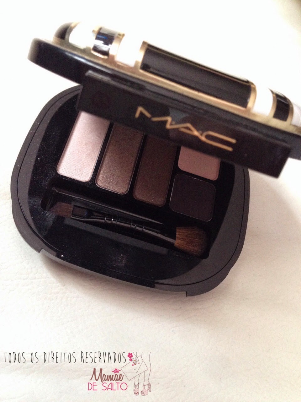 Paleta de sombras MAC Divine Night / blog Mamãe de Salto