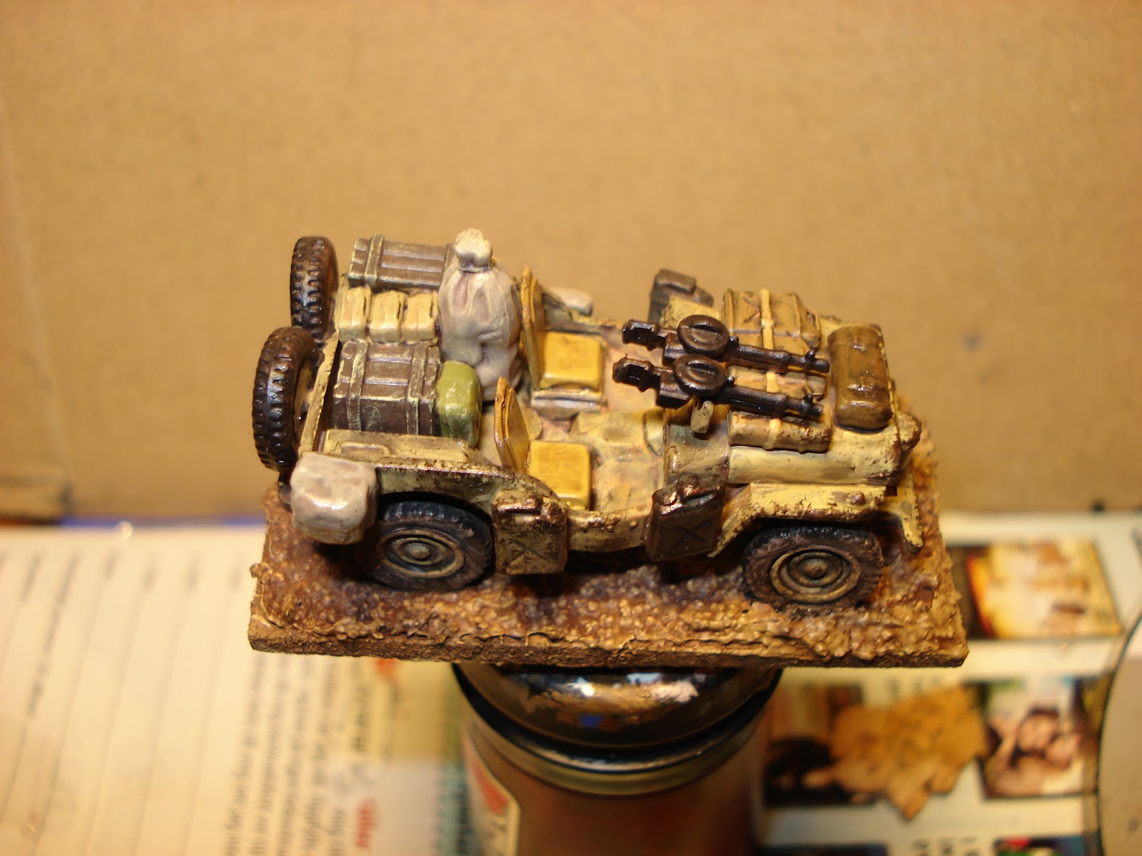Learning by doing Revell LRDG Jeep