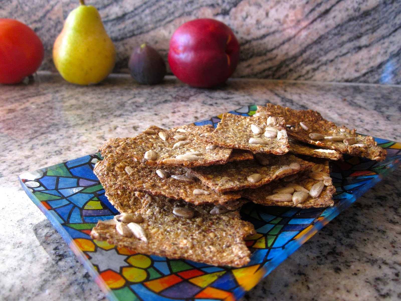 Slow Plates Quinoa Crackers