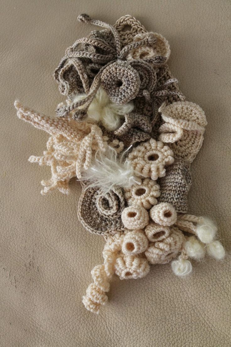 Irina Freeform Crochet Coral Reef by Levintovich.