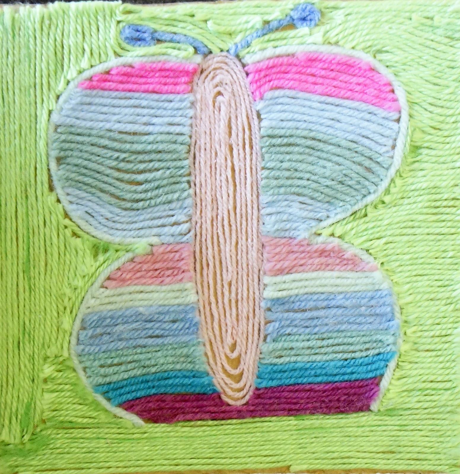 Crafts Yarn Painting