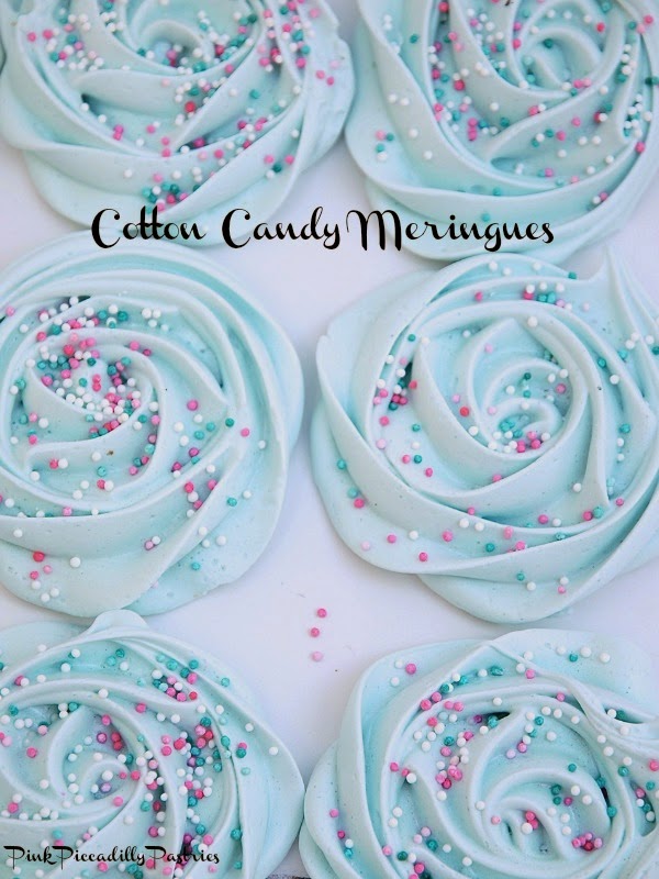 Pink Piccadilly Pastries Cotton Candy Meringues