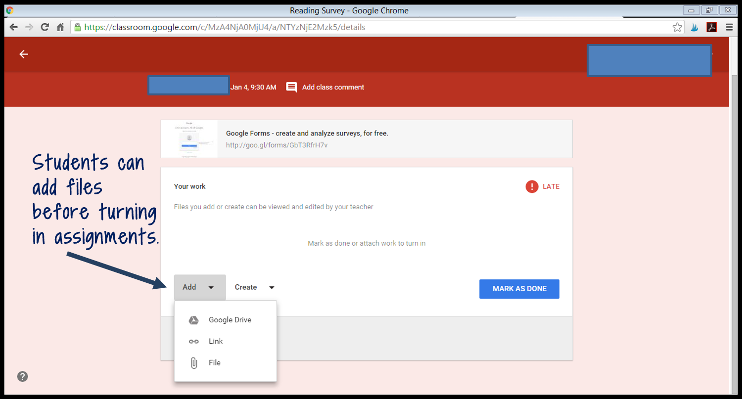 How to take a picture on google classroom on a computer picture