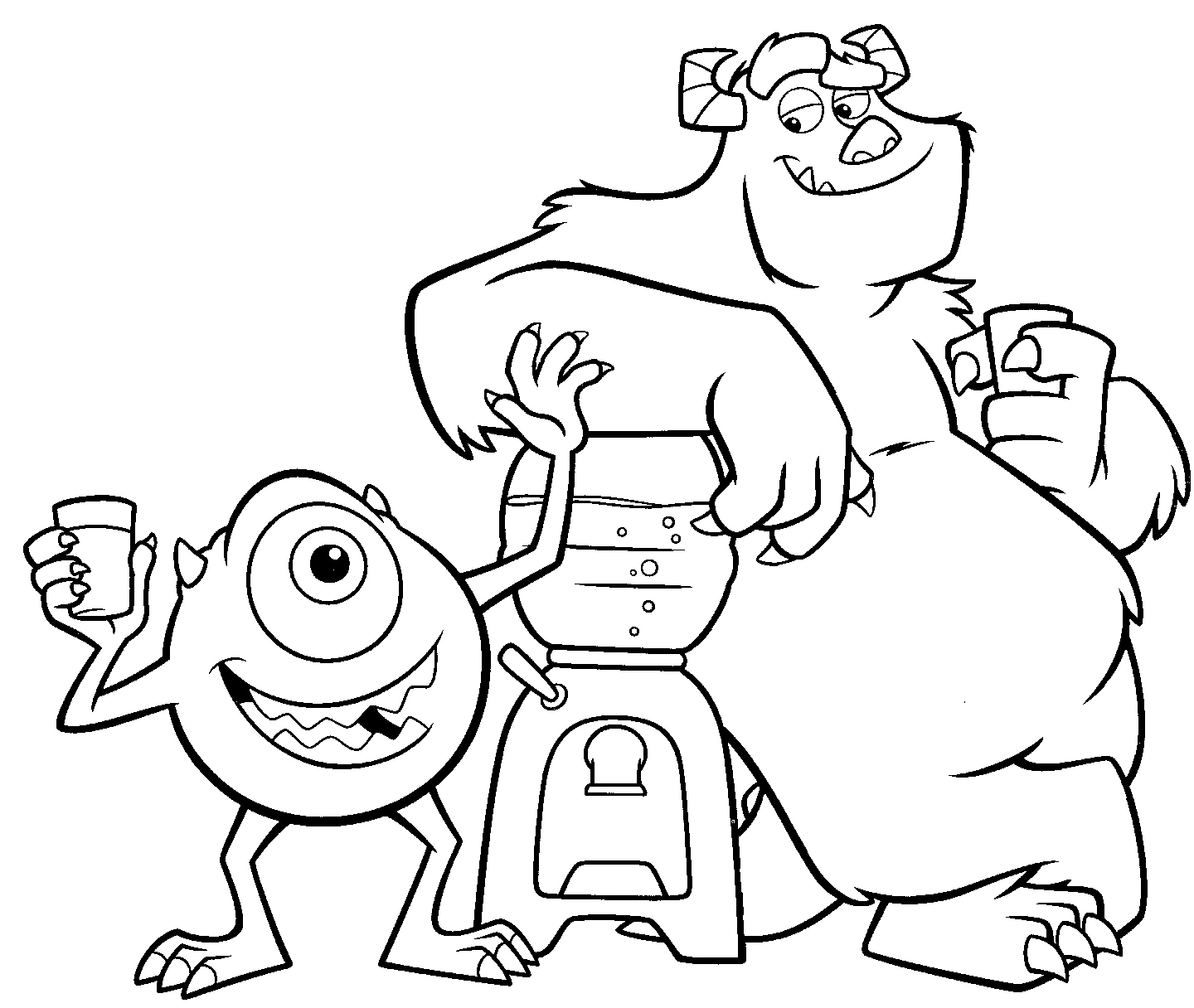 JARDIM COLORIDO DA TIA SUH: Monstros S.A para colorir e imprimir