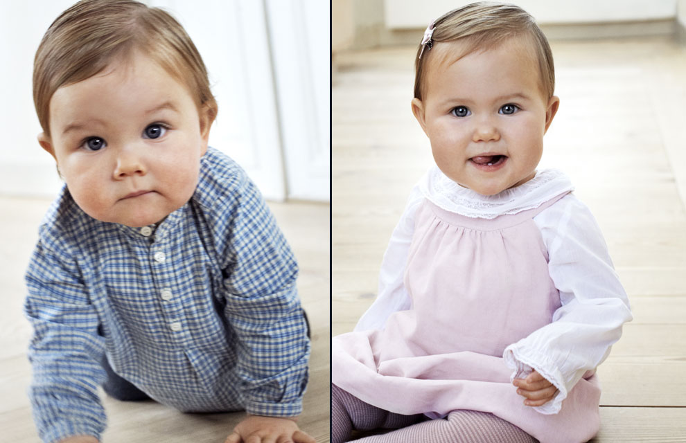 Denmark's royal twins turn 1