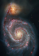 The Whirlpool & Companion Galaxy Birth Stars
