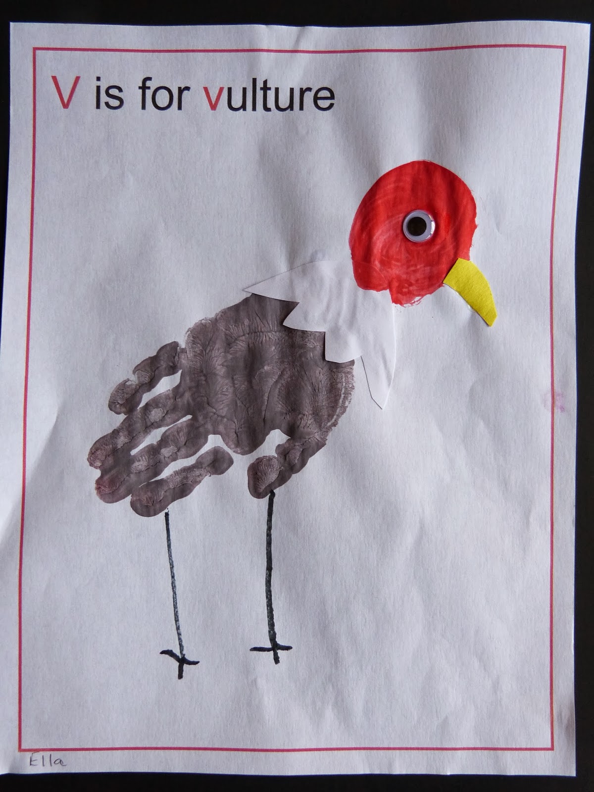 Paula's Primary Classroom: V is for vegetables - and various other things.