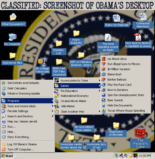 Obama's Desktop