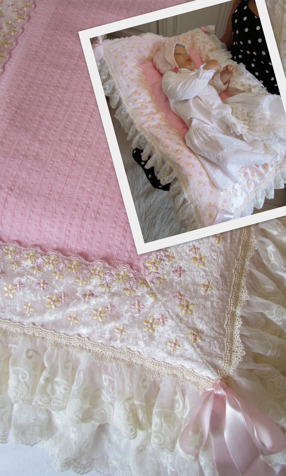 Angela Lace Baby Pillows