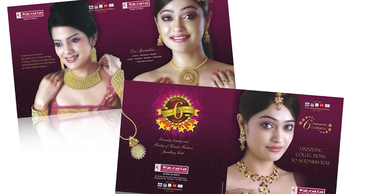 C & O adventures Kerala Fashion Jewellery Brochure Design