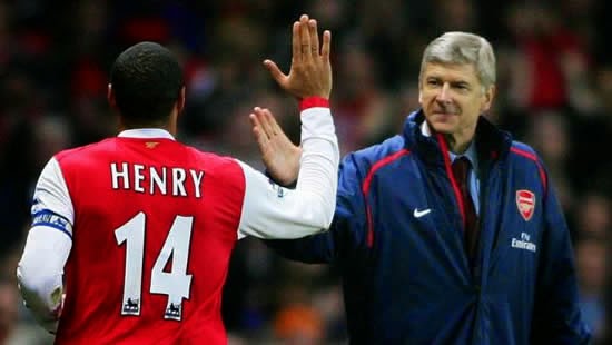 Arsene Wenger & Thierry Henry