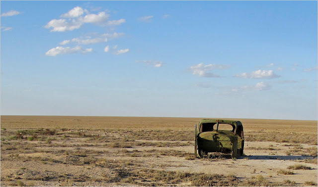 Казахстан, Мангистауская область, плато Устюрт. Мангышлакский полигон. Подземные ядерные испытания.