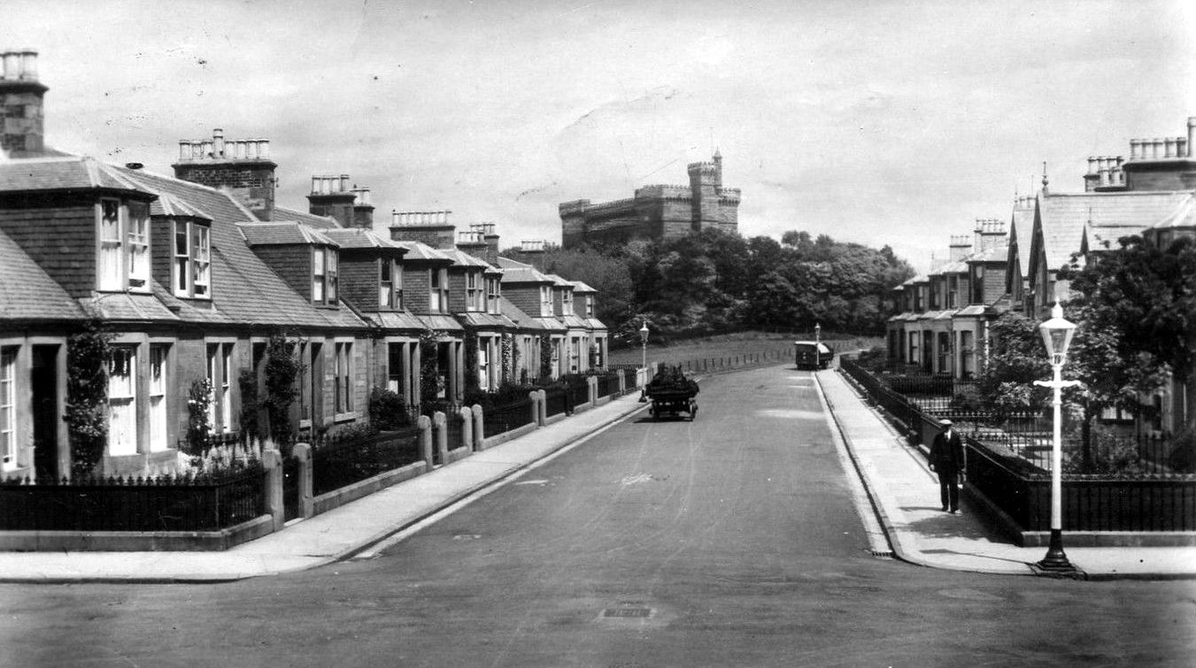 Tour Scotland Photographs Old Photograph Hillend Road Arbroath Scotland