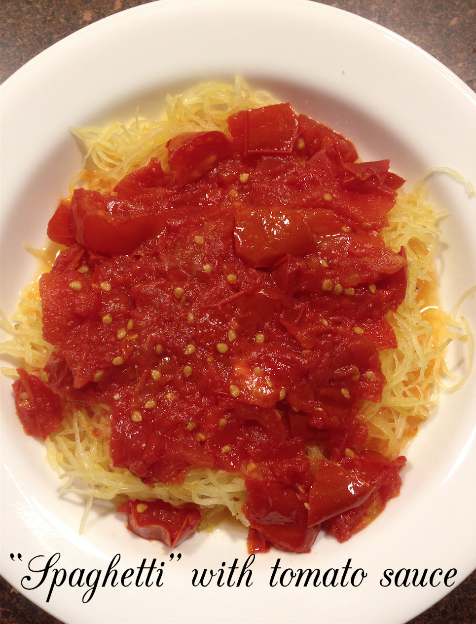 SK Studios Homemaking GF "Spaghetti" with tomato sauce