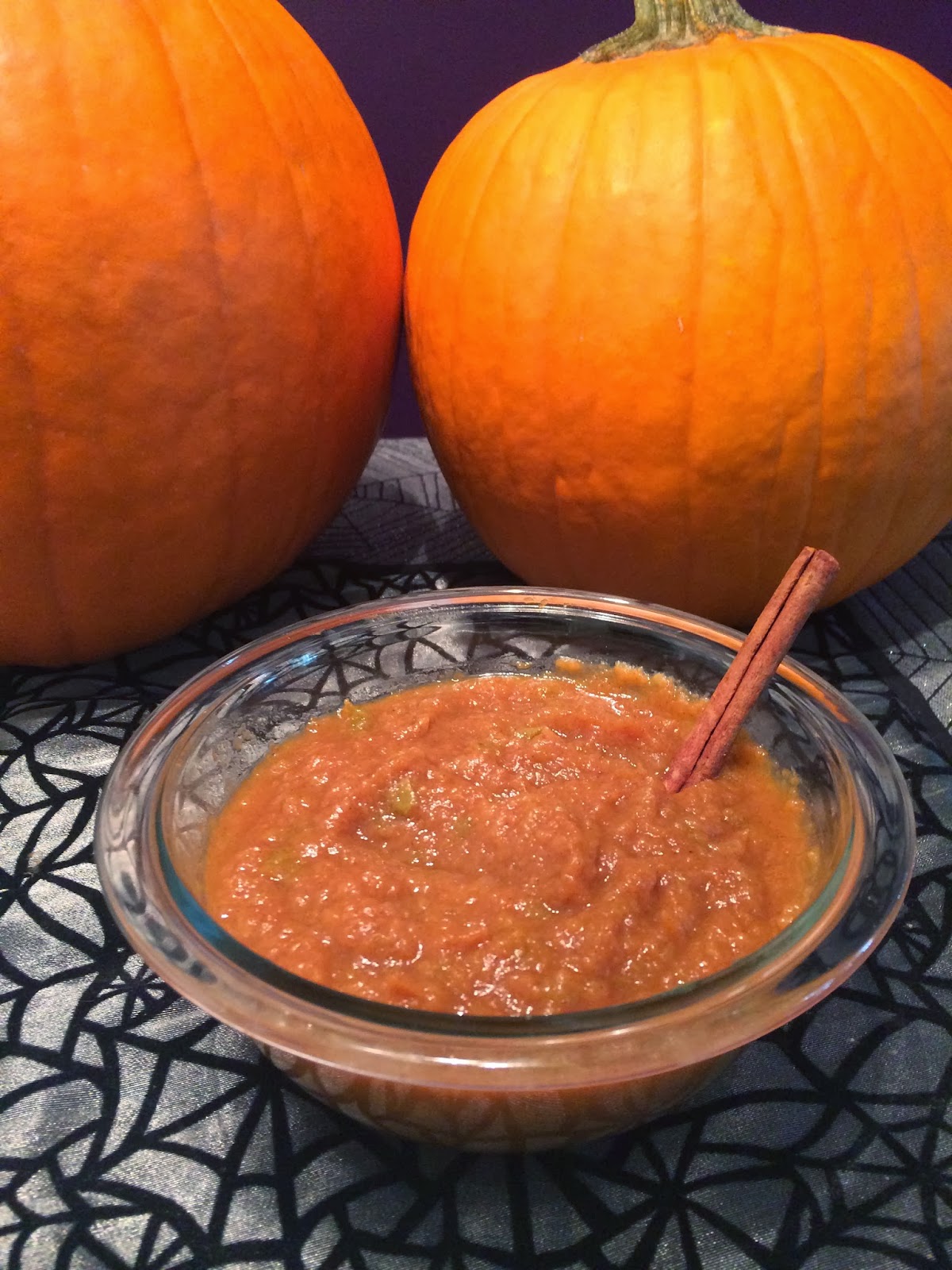 Pumpkins, Potions, and Pies Spiced Pumpkin Applesauce