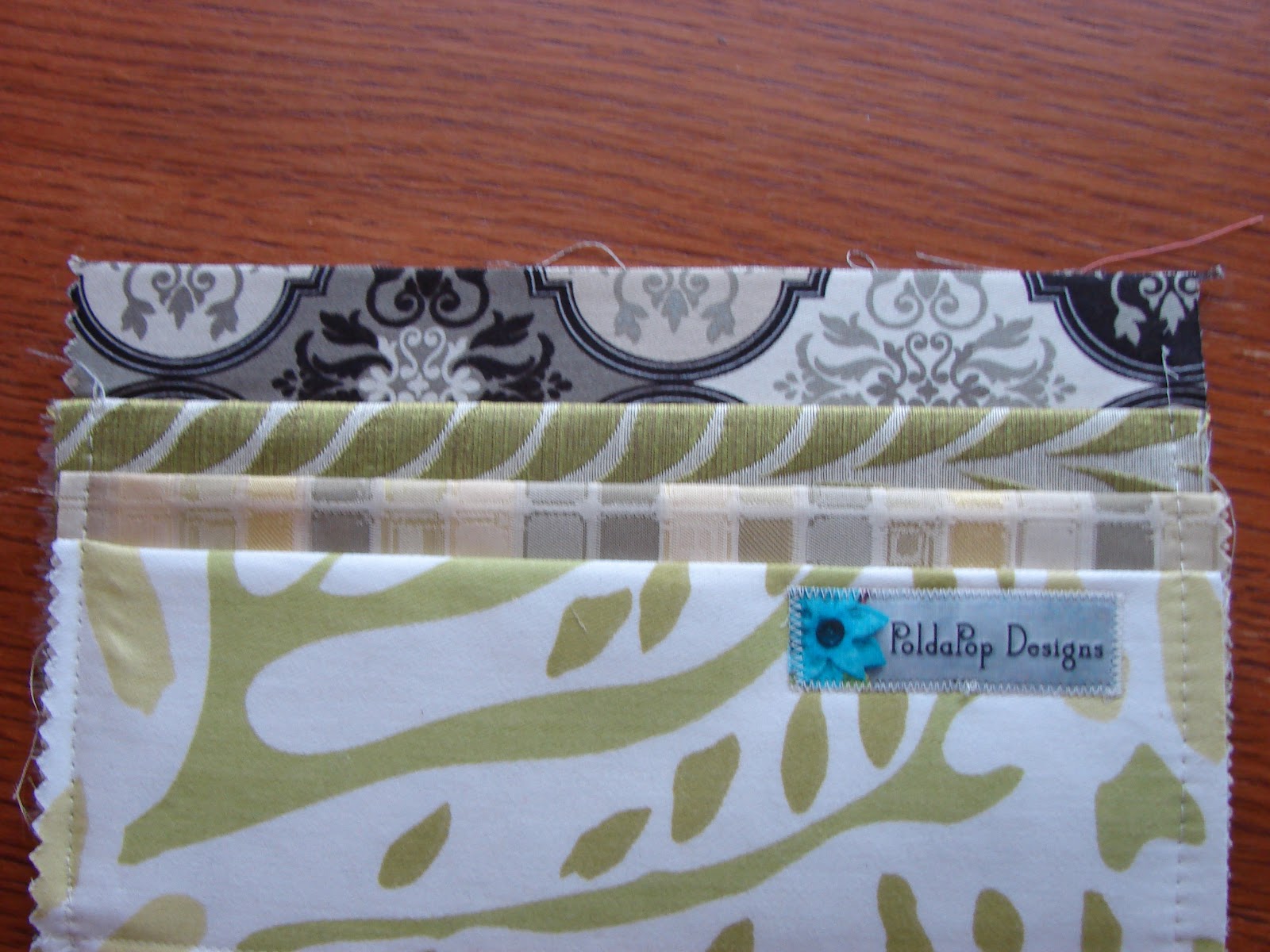 Free Sewing Tutorial Clutch Wallet from Upholstery Swatches PoldaPop