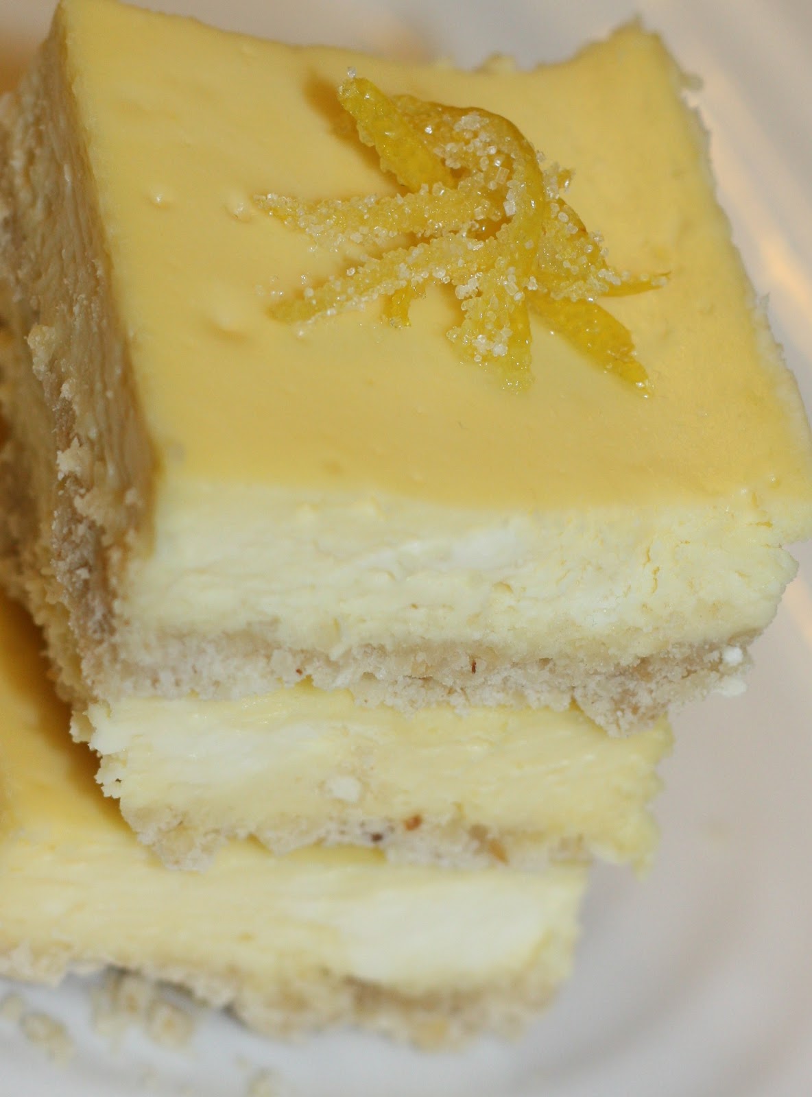 Mel's Sweet Treats Lemon Cheesecake Squares (for Passover!)