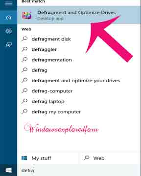 defragment and optimize drives defragment and optimize drives