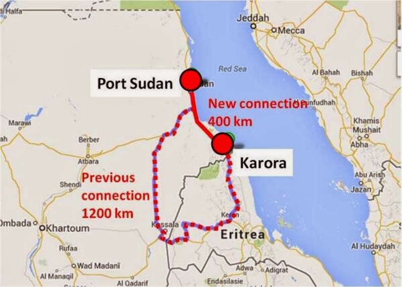 New SudaneseEritrean highway reduces road travel significantly Madote