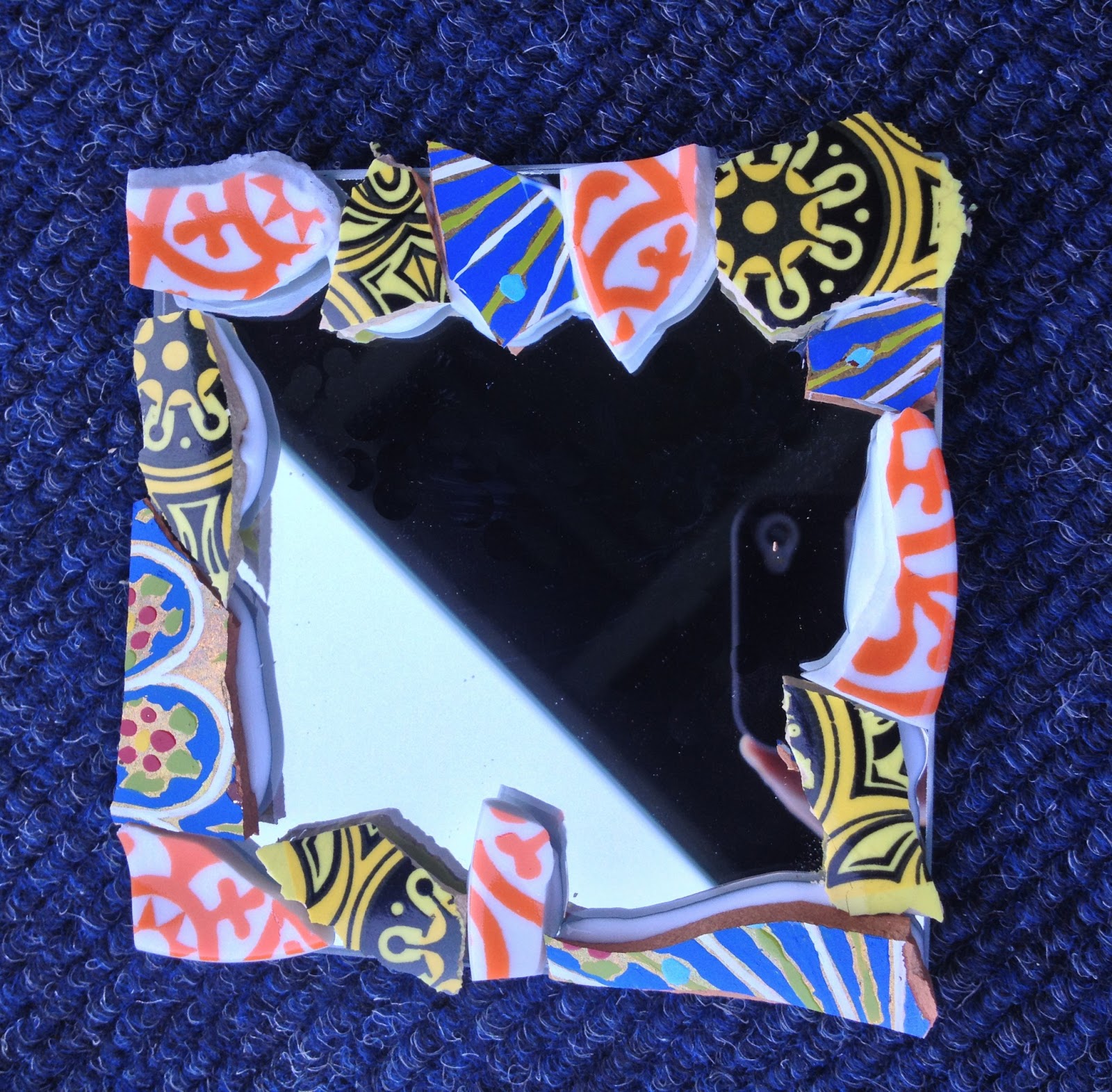 Creative Guide Through the 12 Steps Step 8 Broken Plate Mosaic Mirrors