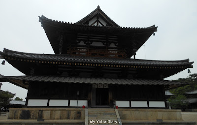 Kondo or the Main Hall of the Horyu-ji Temple in Nara