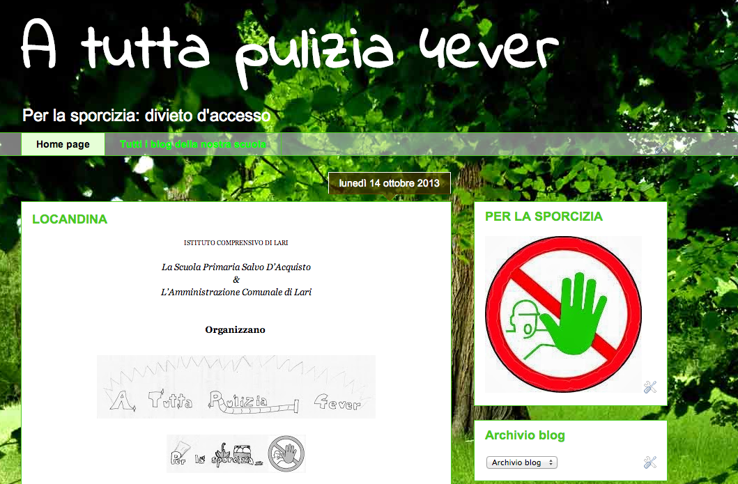 17 ottobre: A tutta pulizia 4ever!