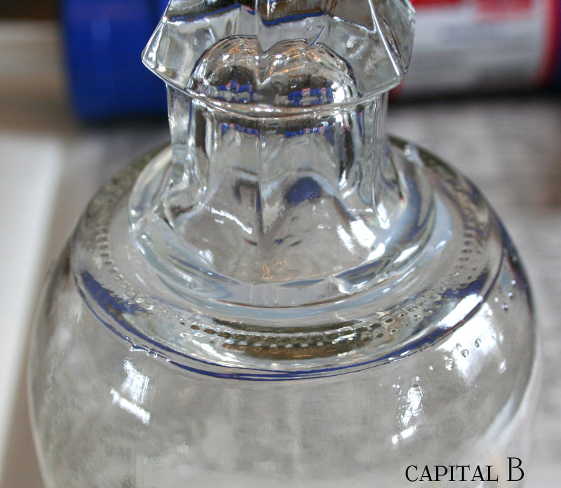 Capital B Mason Jar Wine Glasses Tutorial