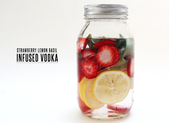 Rebecca Tollefsen Blog Recipe Strawberry Lemon Basil Infused Vodka