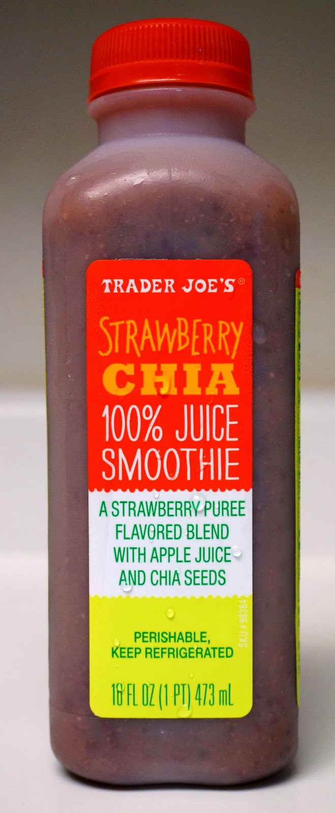 Exploring Trader Joe's Trader Joe's Strawberry Chia 100 Juice Smoothie