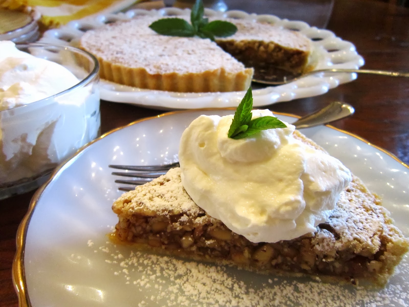 The Italian Next Door Fig and Pine Nut Tart