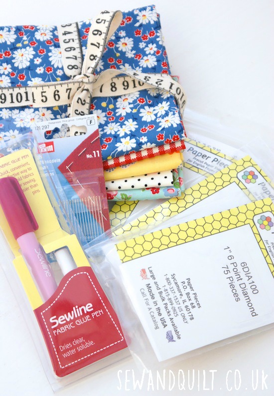 English paper piecing sue daley image