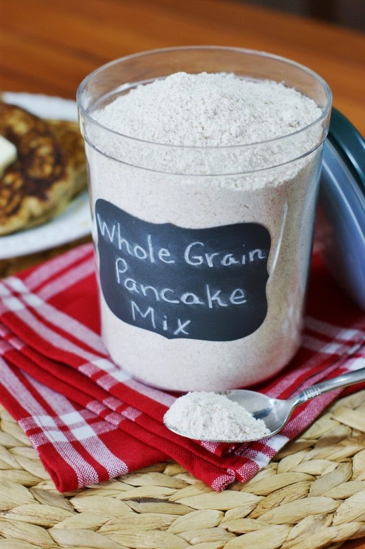Whole Grain Pancake Mix {my new goto mix!} The Kitchen is My Playground