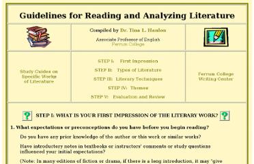 Literary Analysis Thesis Examples