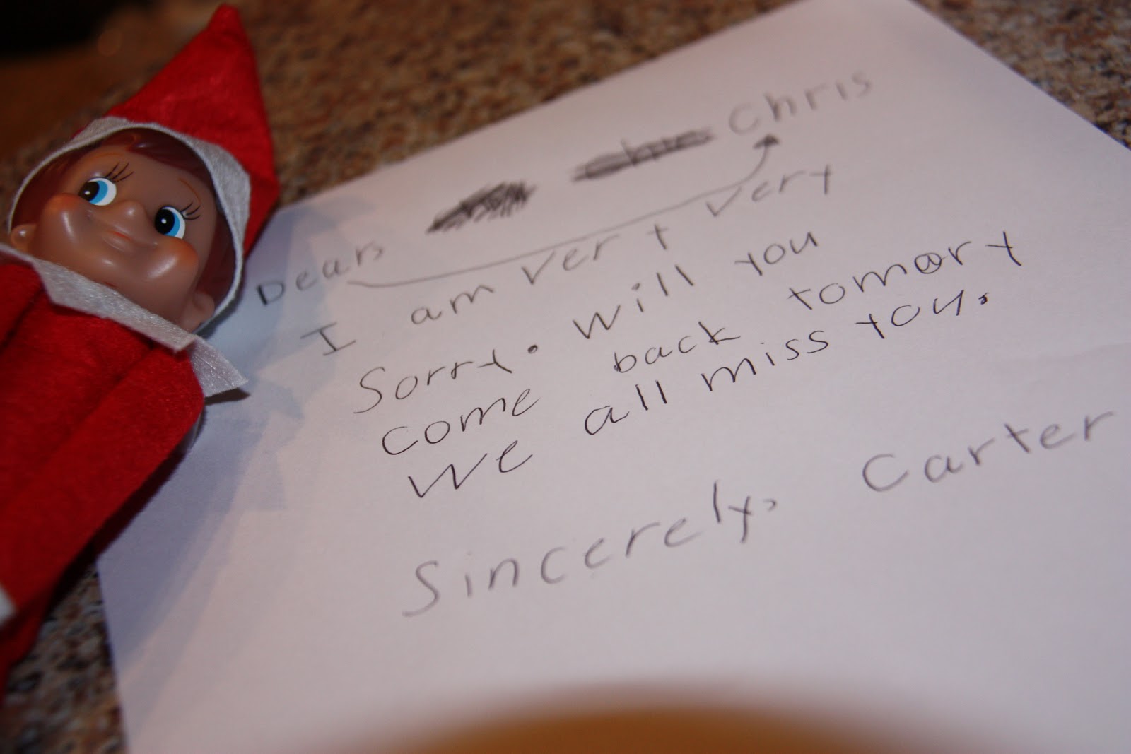 The Cheeky Chic Family Elf on the Shelf