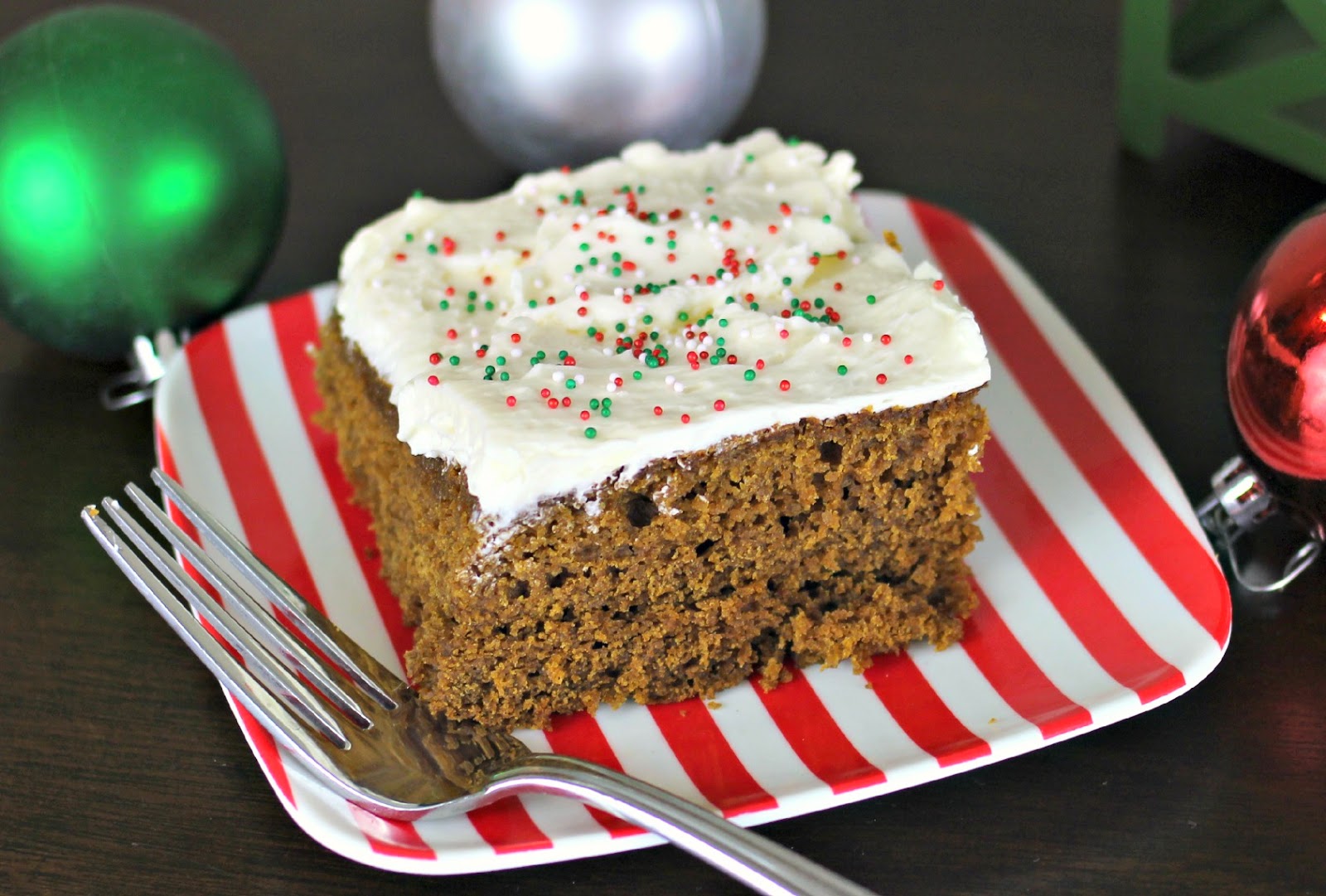 Cheese Curd In Paradise Gingerbread Cake with Bourbon Vanilla