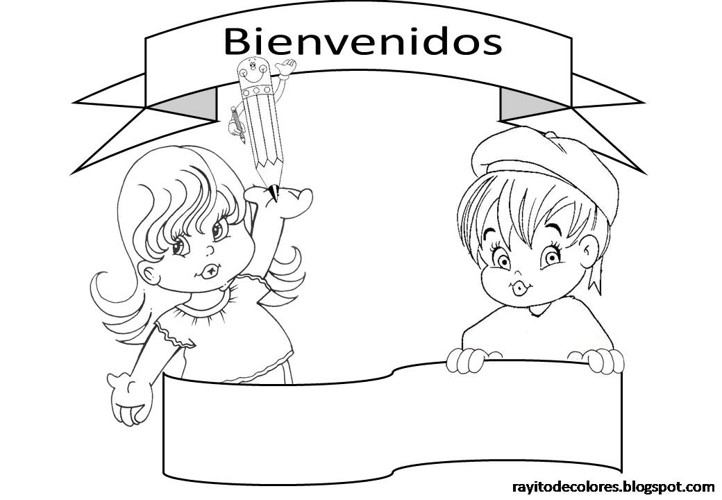 Dibujos De Bienvenidos A La Escuela Imagui Animacion de bienvenida a las clases virtuales. imagui