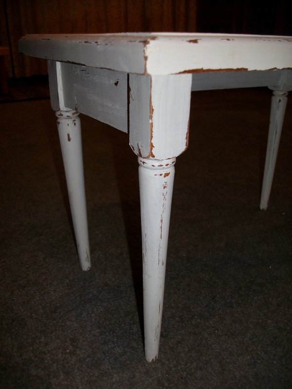 NorthShore Days..... Side table to kitchen shelf makeover