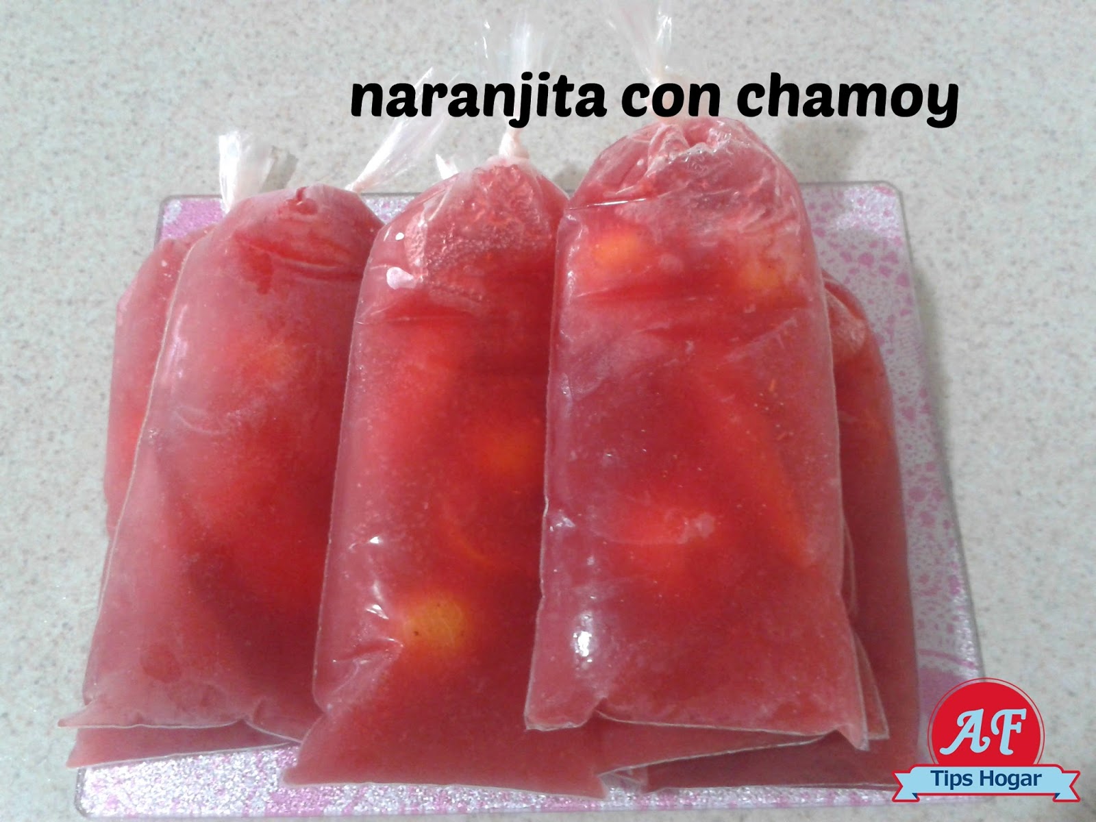 helados de naranjita con chamoy