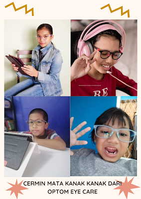 Kedai cermin mata kanak kanak, Optom Bangi, cermin mata anti blue light jaga mata anak, cermin mata kanak kanak anti blue light, blue light bahaya