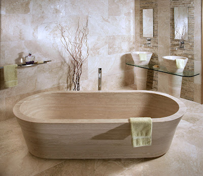 Baño con paredes de piedra | Ideas para decorar, diseñar y mejorar tu casa.