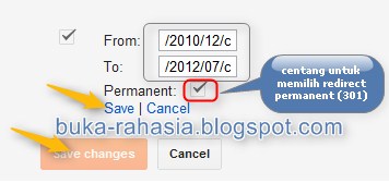 Redirect Blogspot