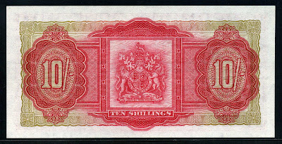 Ten Shillings banknote money collectors