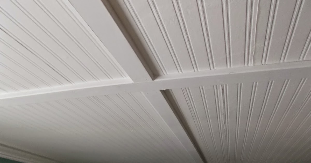Beadboard Ceiling Seams