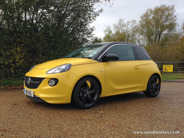 Vauxhall Adam Slam in Flaming Yellow