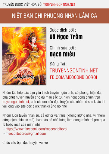 Niết Bàn Chi Phượng Nhan Lâm Ca Chapter 2 - upload bởi truyensieuhay.com
