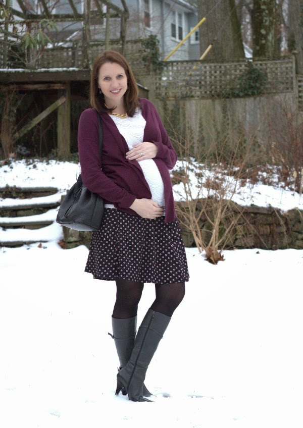 See What Katie Wears: A-line Maternity Skirt