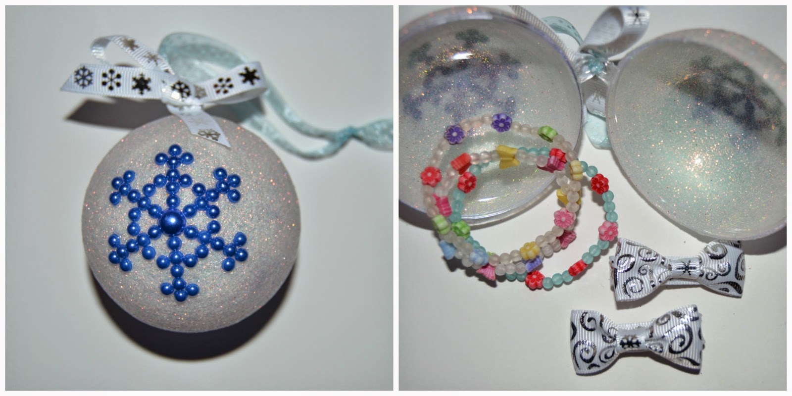 Creative Hobby Supplies Pretty Glitter Baubles